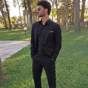 Professional outdoor portrait of Nico Orlando, Co-founder and CEO of Polyvibe Inc., featured in a testimonial about launching Relaybe, an Instagram-style social platform with creator economy features.