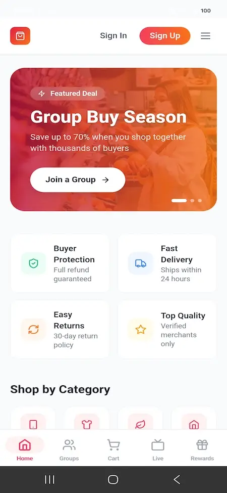 Pinduoduo Clone 17 Screenshot 20260731 143433 MXPinDuoDuo
