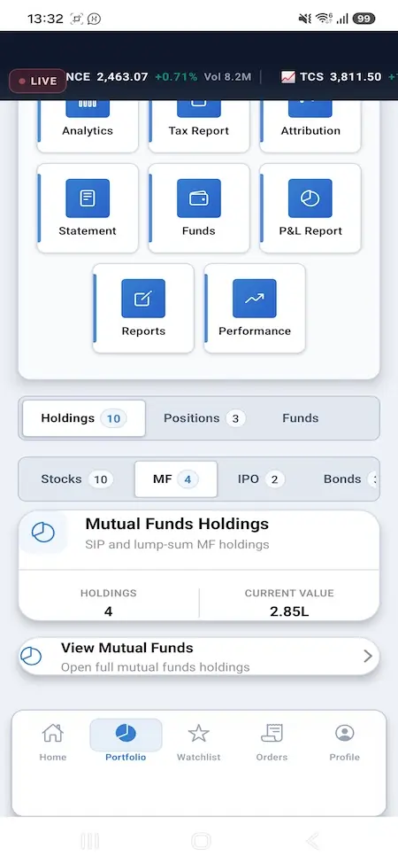 Zerodha Clone 29 Zerodha Clone Mobile App Screen 10