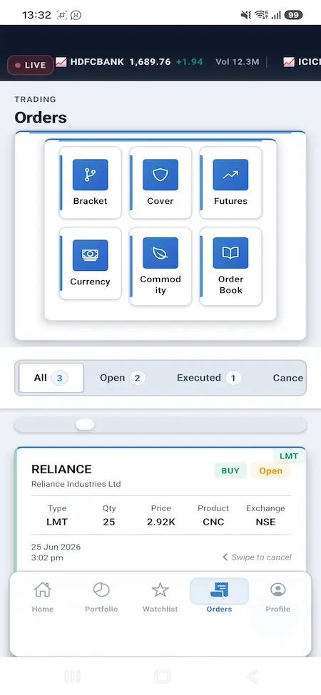 Zerodha Clone 27 Zerodha Clone Mobile App Screen 12