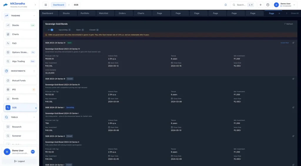 Zerodha Clone 41 Zerodha Clone User Trader Investor Web 19