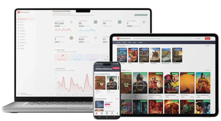 Bookmyshow clone Crossplatform