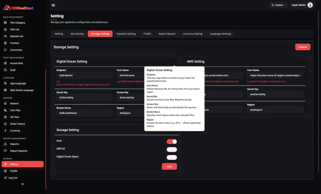 ReelShort Clone 34 admin-mxreelshort-mimeld-com-setting-08-14-2026_10_59_AM