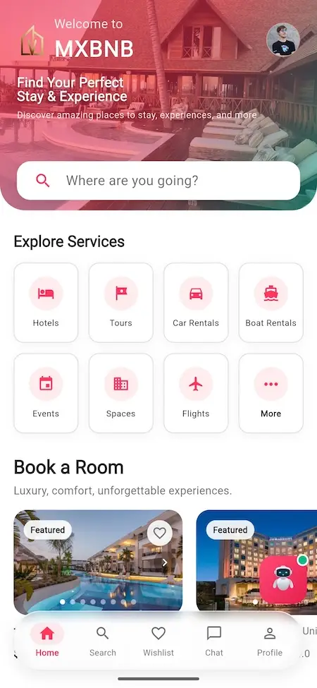 9flats Clone 33 home screen 1