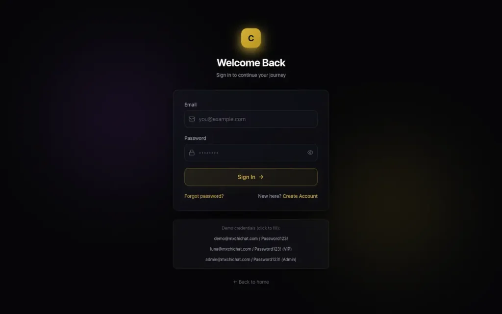 ChillChat Clone 24 01-login