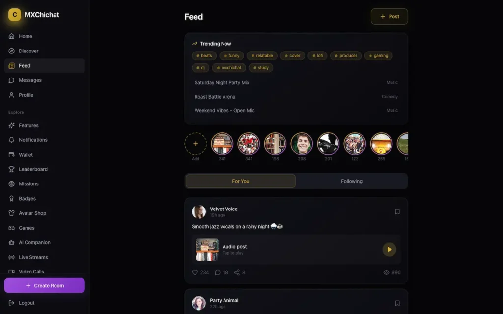 ChillChat Clone 29 02-feed