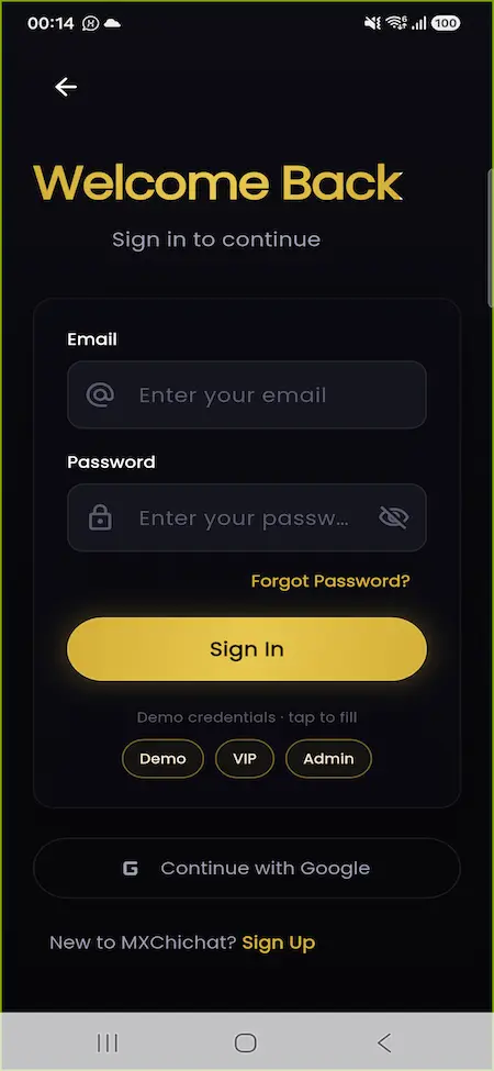 ChillChat Clone 23 02 login