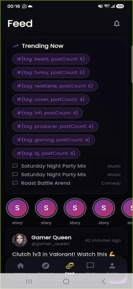 ChillChat Clone 20 04 feed