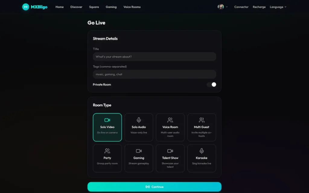 Bigo Live Clone 25 06-go-live-setup