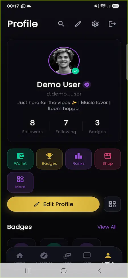 ChillChat Clone 19 06 profile