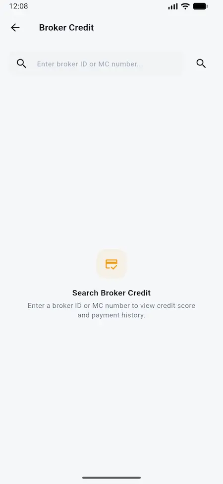 DAT Load Board Clone 37 08 broker credit