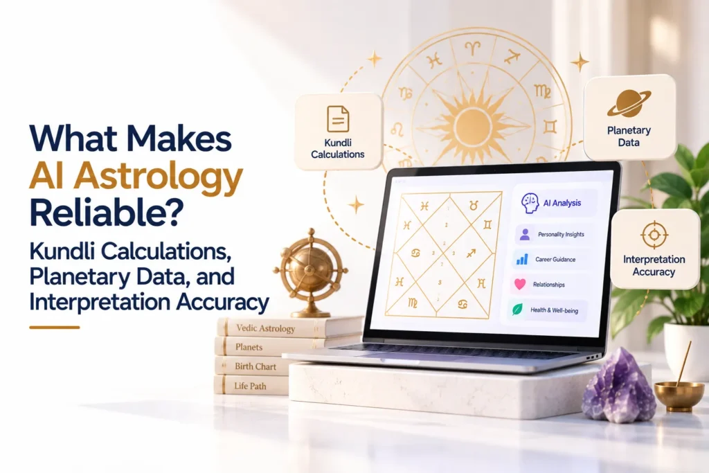 AI astrology reliability based on kundli calculations, planetary data, and interpretation accuracy