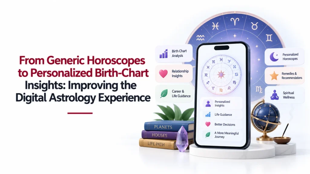 Personalized birth-chart insights improving the digital astrology experience with horoscopes, relationship insights, career guidance, and life guidance