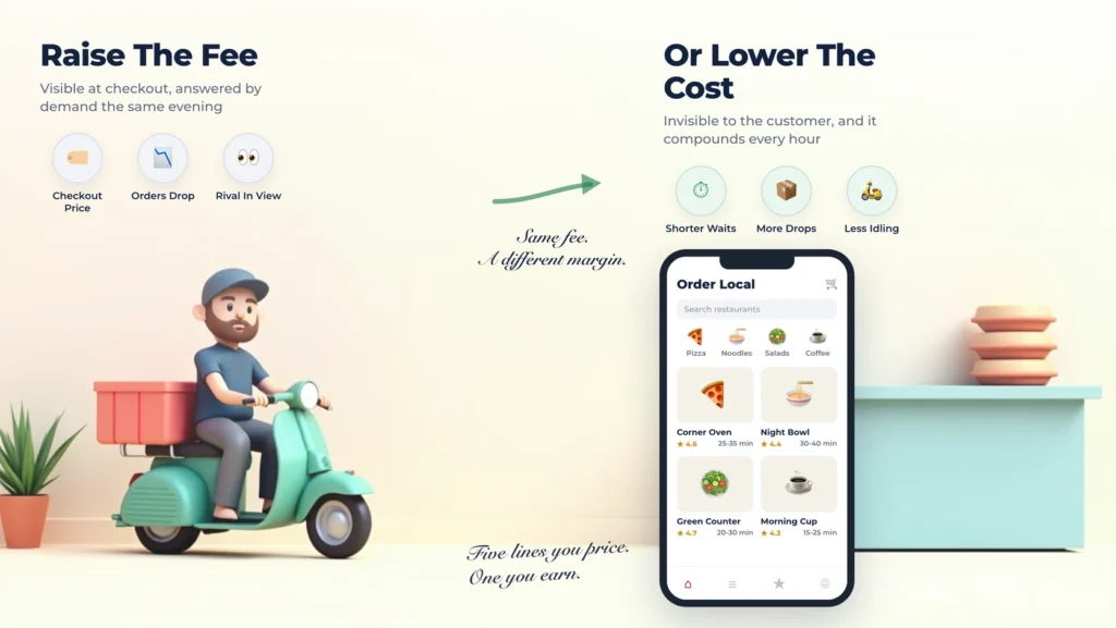The One Line You Improve Rather Than Raise: Cost Per Delivery and Business Orders