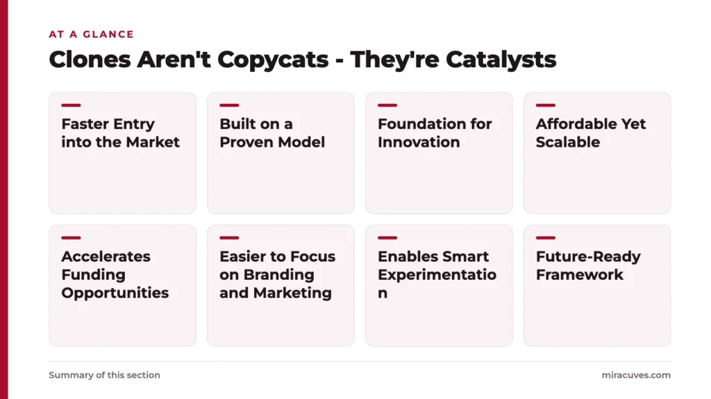 Why Startups Choose Our AmazonFresh Clone Over Custom Development 2 Clones Aren't Copycats - They're Catalysts: Faster Entry into the Market, Built on a Proven Model, Foundation for Innovation, Affordable Yet Scalable, Accelerates Funding Opportunities, Easier to Focus on Branding and Marketing, Enables Sma