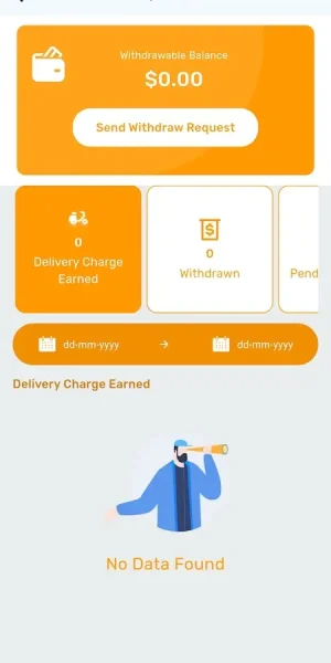 Amazon Clone Delivery Staff Wallet